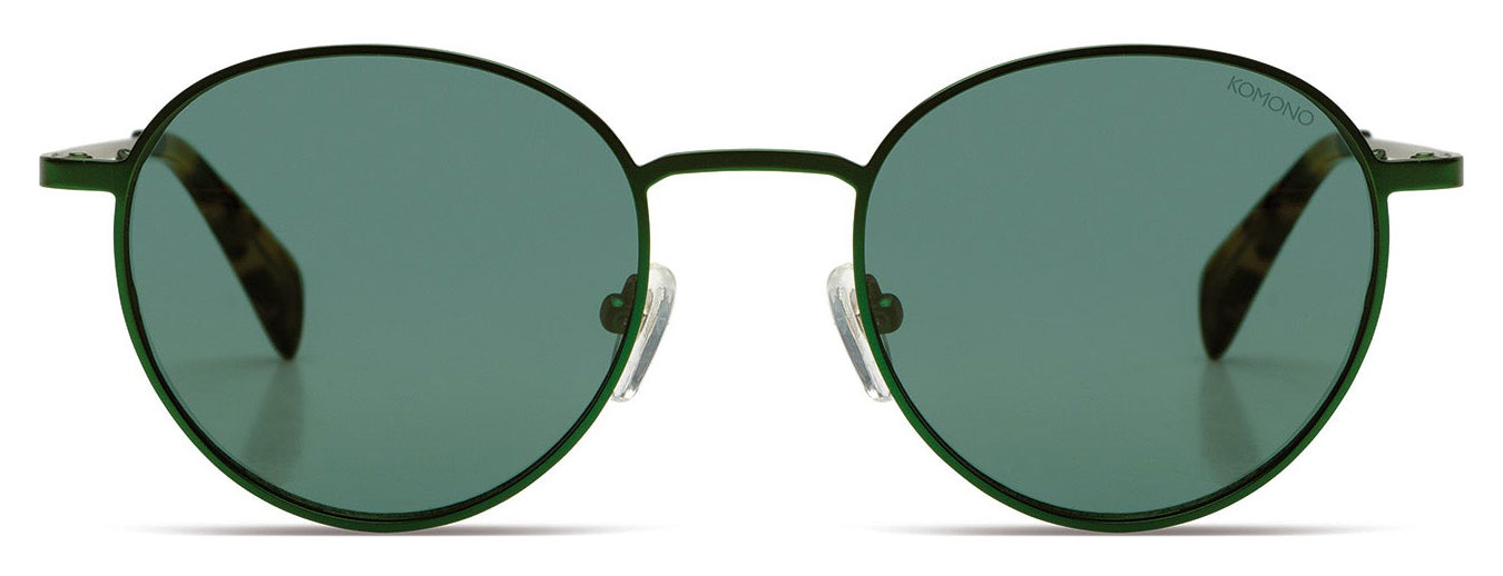 KOMONO James Green satin cavee sunglasses