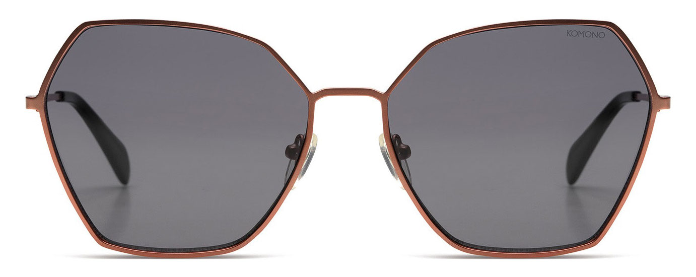 KOMONO Belle Rose satin hunter sunglasses