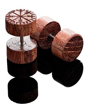 Northern Viking Jewelry Vegvisir Earrings NVJKK002