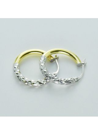 14ct Gold Hoop Earrings 20 mm KR2-3