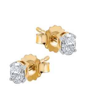 Midem Copenhagen diamond earrings 0,25ct yellow gold