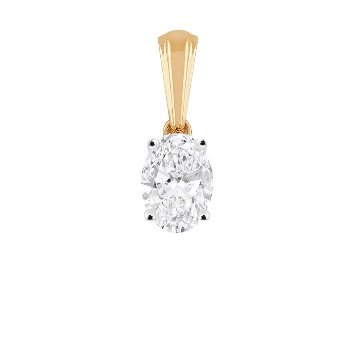 Midem Copenhagen diamond pendant 0,25ct yellow gold