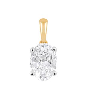 Midem Copenhagen diamond pendant 1,00ct yellow gold