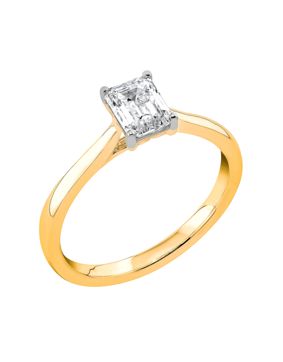 Midem Stockholm solitaire diamond ring 0,75ct yellow gold