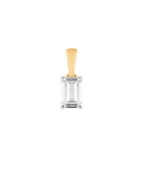 Midem Stockholm diamond pendant 0,25ct yellow gold