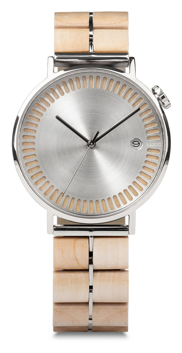 Aarni X Aalto Silver Automatic 38 mm