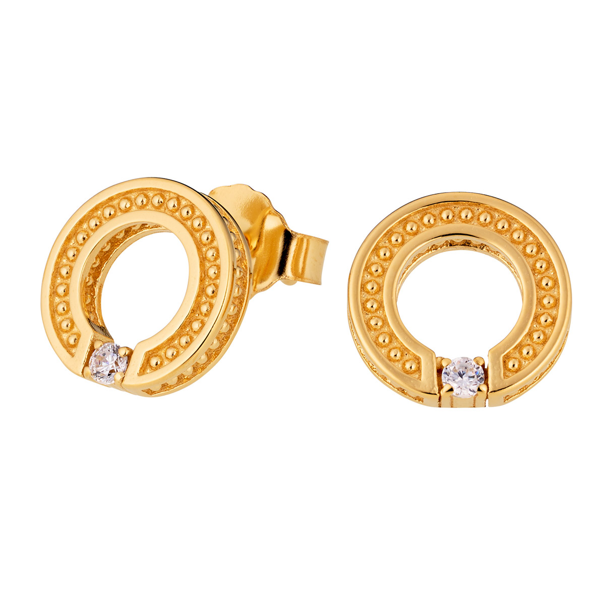 Lumoava Aina gold-plated earrings cz L64259730000