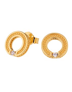 Lumoava Aina gold-plated earrings cz L64259730000