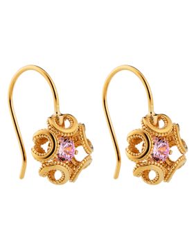 Lumoava Alma gold-plated earrings 10x19mm L65251450000