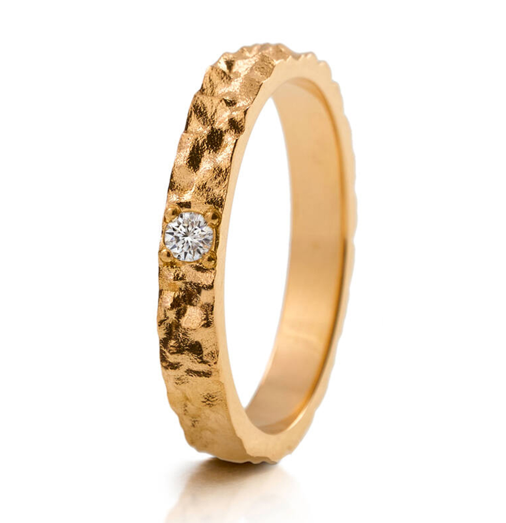 Lumoava Path diamond ring yellow gold L72211090000