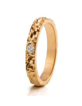 Lumoava Path diamond ring yellow gold L72211090000