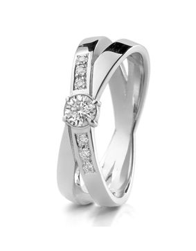 Lumoava Together diamond ring white gold L82216190000