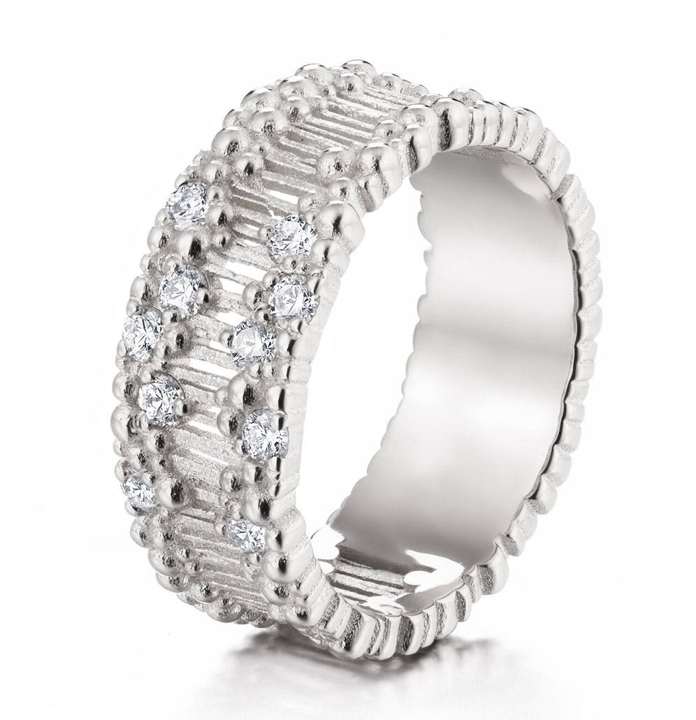 Lumoava Tiara diamond ring white gold L82241490000