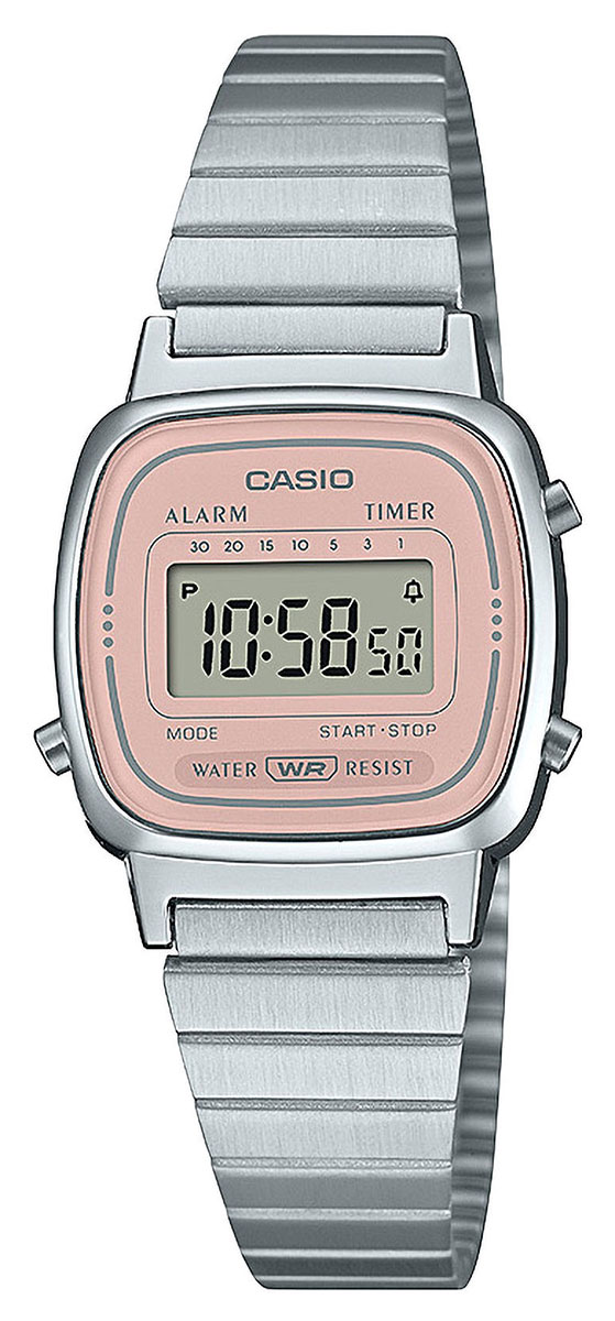 Orologio Casio Vintage Mini LA670WA-2DF - Quadrante Blu, Stile Retrò, Piccolo E Leggero, Con Timer E Allarme