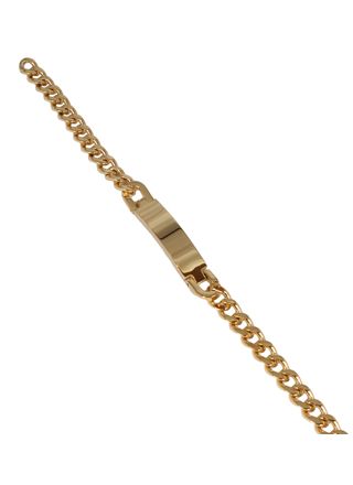Bosie 7 mm curb cuban link chain bracelet gold plated PVD C-SBN-7G