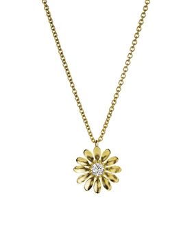 Lempikoru Kukkanen mini flower pendant clear gold plated 5207401450