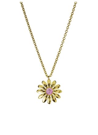 Lempikoru Kukkanen mini flower pendant pink gold plated 5207406450