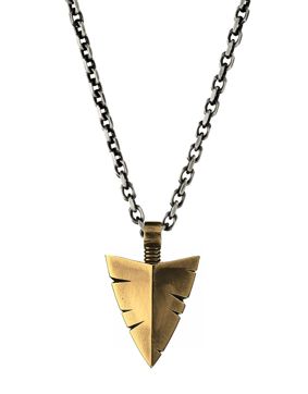 Lempikoru Hunter big patinated bronze necklace 22 507 00 550
