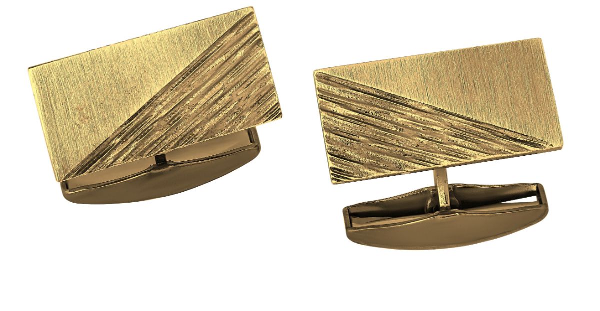 Lempikoru Force patinated bronze cufflinks 28 504 00 000