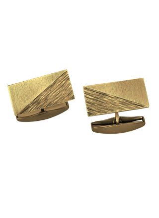 Lempikoru Force patinated bronze cufflinks 28 504 00 000