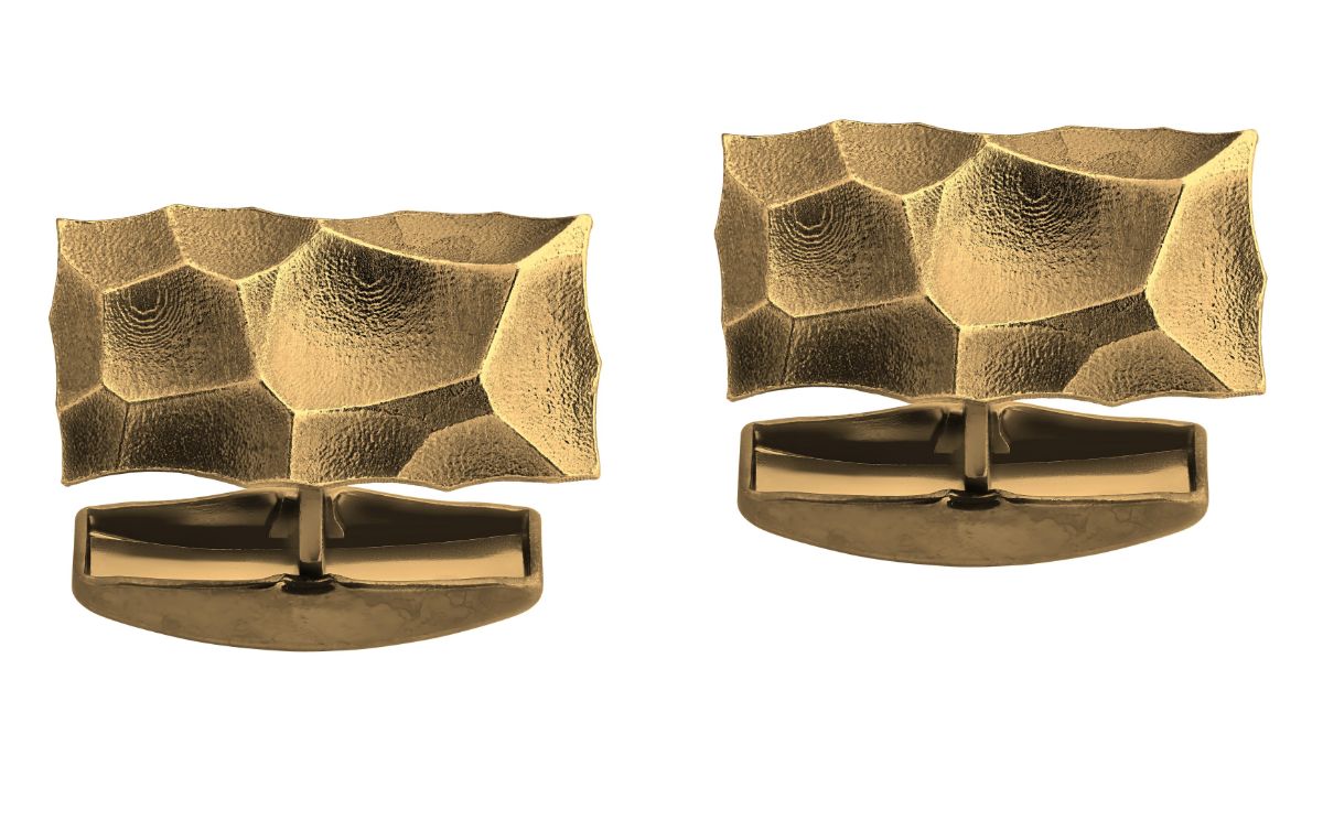 Lempikoru Carve patinated bronze cufflinks 28 524 00 000