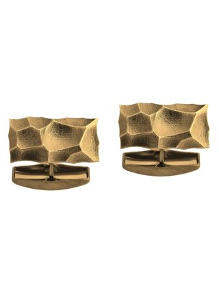 Lempikoru Carve patinated bronze cufflinks 28 524 00 000