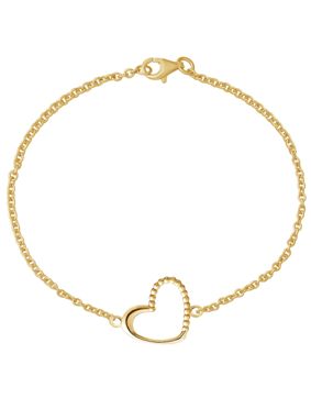 Lempikoru Favorite Friend gold-plated silver anklet 50 089 00250