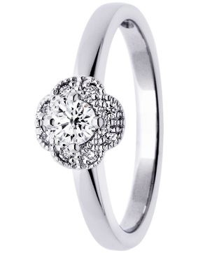 Festive Linnea 525-030-VK halo-diamond ring