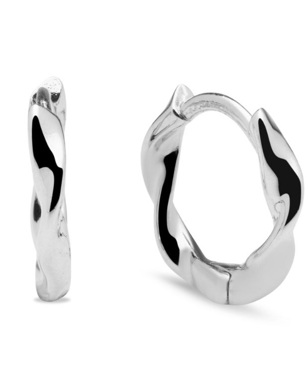 Sparv Little Nook silver-colored hoops 1840201