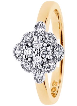 Festive Lotus Little 14-541-020-KV-HSI1 diamond ring
