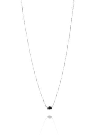Efva Attling Love Bead necklace Silver Onyx 10-100-01570-4245