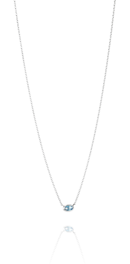 Efva Attling Love Bead necklace silver topaz 10-100-01567-4245