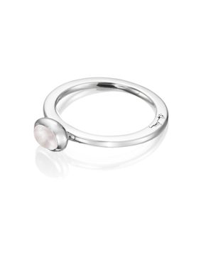 Efva Attling Love Bead ring Silver Rose Quartz 13-100-01576-1600