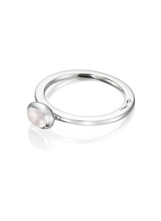 Efva Attling Love Bead ring Silver Rose Quartz 13-100-01576-1600