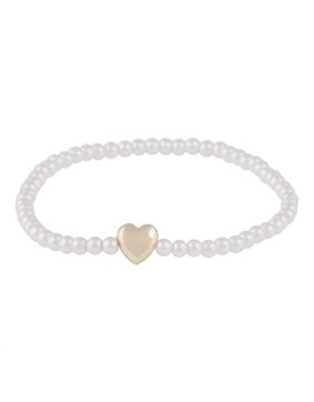 Snö of Sweden Lovely Pendant pearl bracelet 1363-3100362