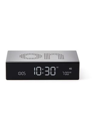 LEXON alarm clock Flip Premium Silver
