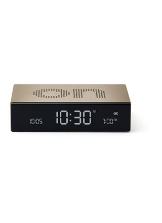 LEXON alarm clock Flip Premium Gold
