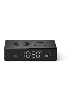 LEXON alarm clock Flip Premium Black