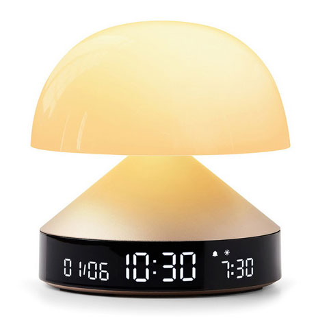 LEXON alarm clock lamp MINA SUNRISE Gold