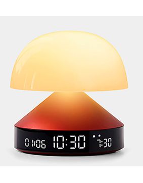 LEXON alarm clock lamp MINA SUNRISE Dark Red