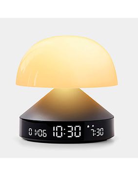 LEXON alarm clock lamp MINA SUNRISE Gunmetal