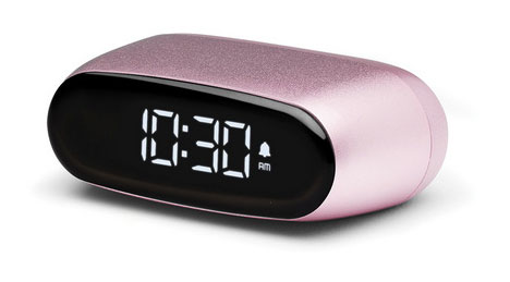 LEXON alarm clock MINUT Light Pink