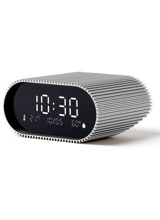 LEXON alarm clock Ray Clock - Silver