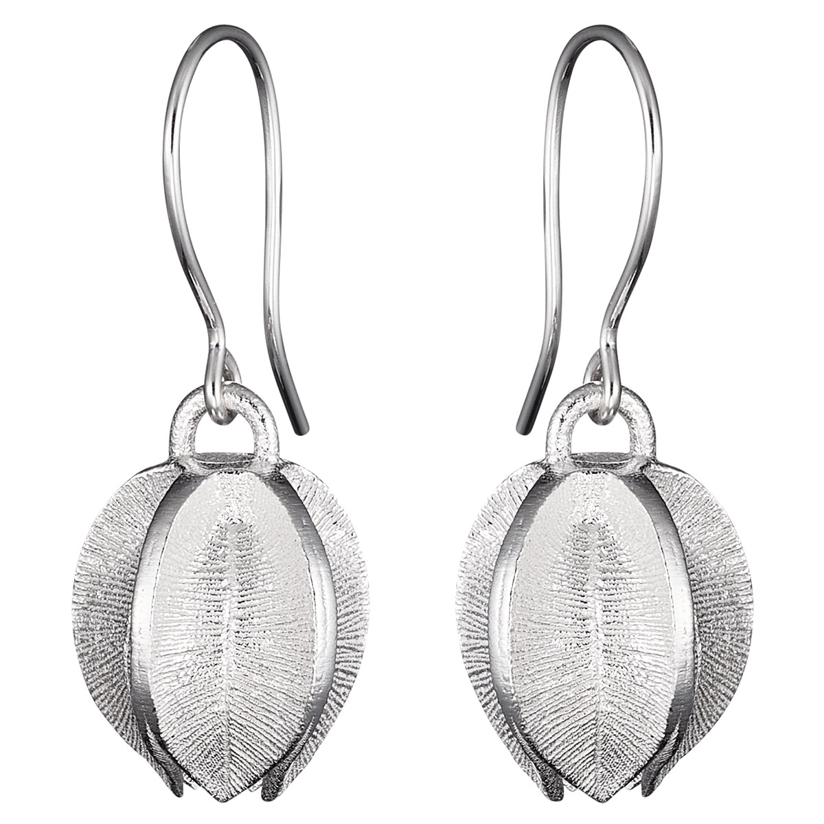 Kalevala Snow Flower earrings silver 2682142K