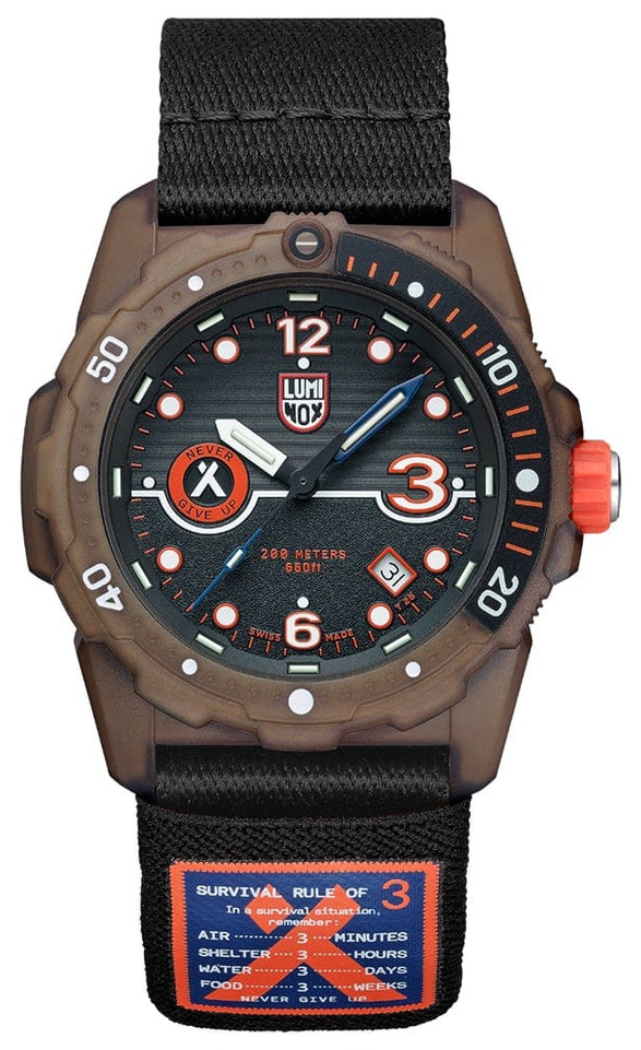 Luminox Bear Grylls Survival ECO 42 mm, Rule of 3 3721.ECO