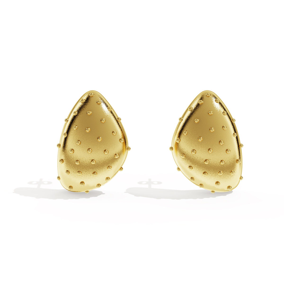 Lumoava Studio Drop Cosmic Rain earrings in gold-plated bronze LS64260100000