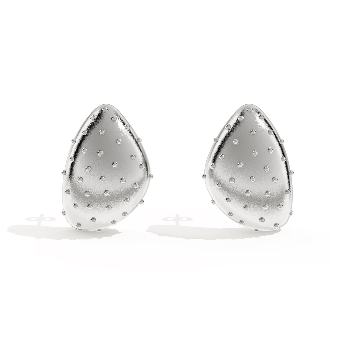 Lumoava Studio Drop Cosmic Rain earrings in rhodium-plated bronze LS54260100000