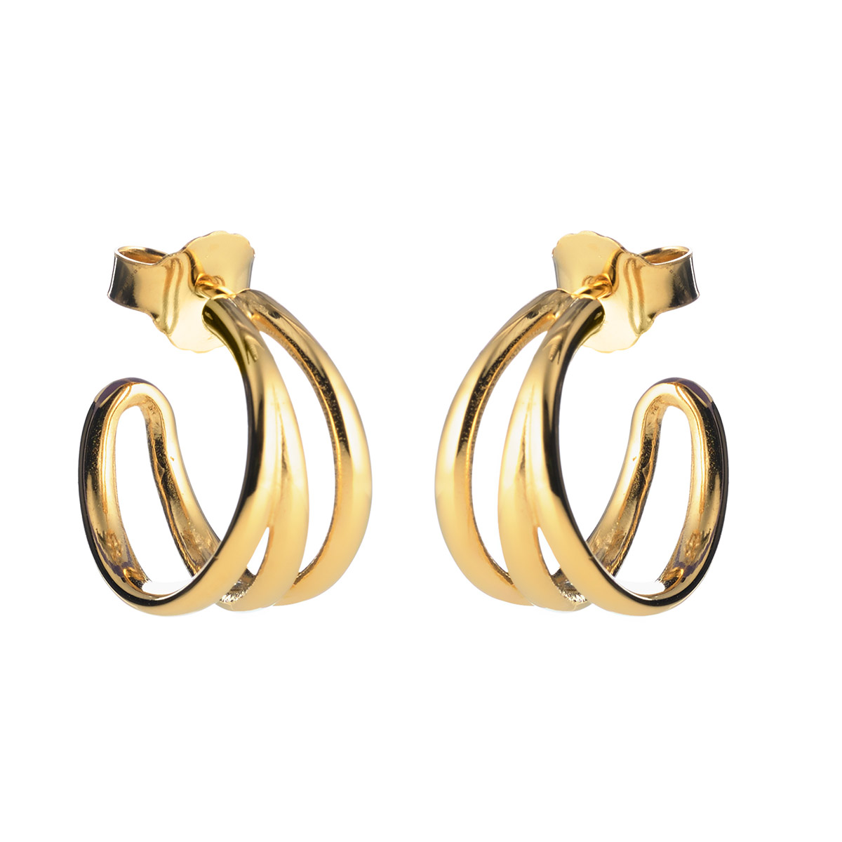 Lumoava Studio gold-plated hoop earring ON REPEAT LS64250200000
