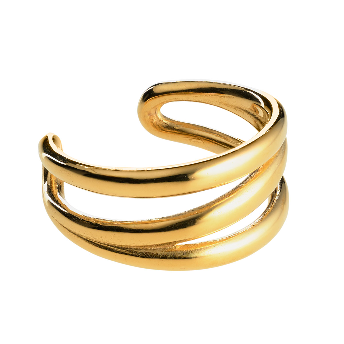 Lumoava Studio Drop gold-plated ring ON REPEAT LS62250200000