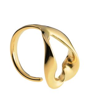 Lumoava Studio Mood gold-plated ring FEELING EXTRA LS6225010000